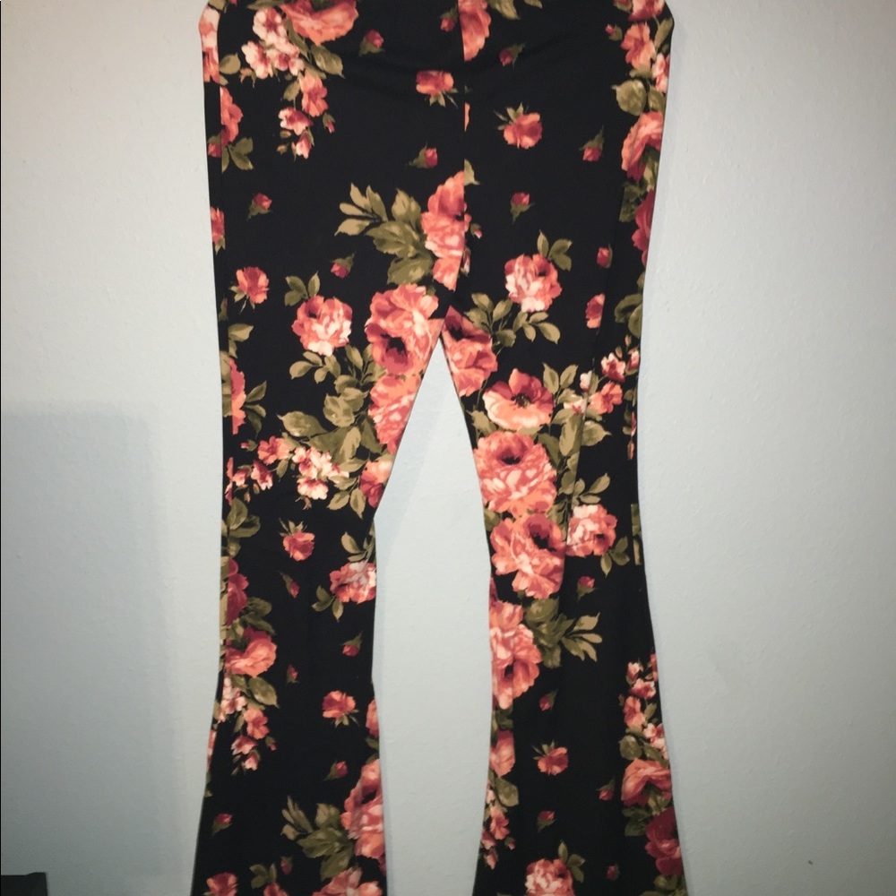 Flared ankle pants